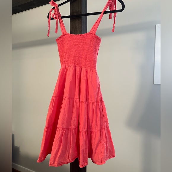 Xirena Cotton Tie Shoulder Lori Dress “Pop” XS - Picture 6 of 16